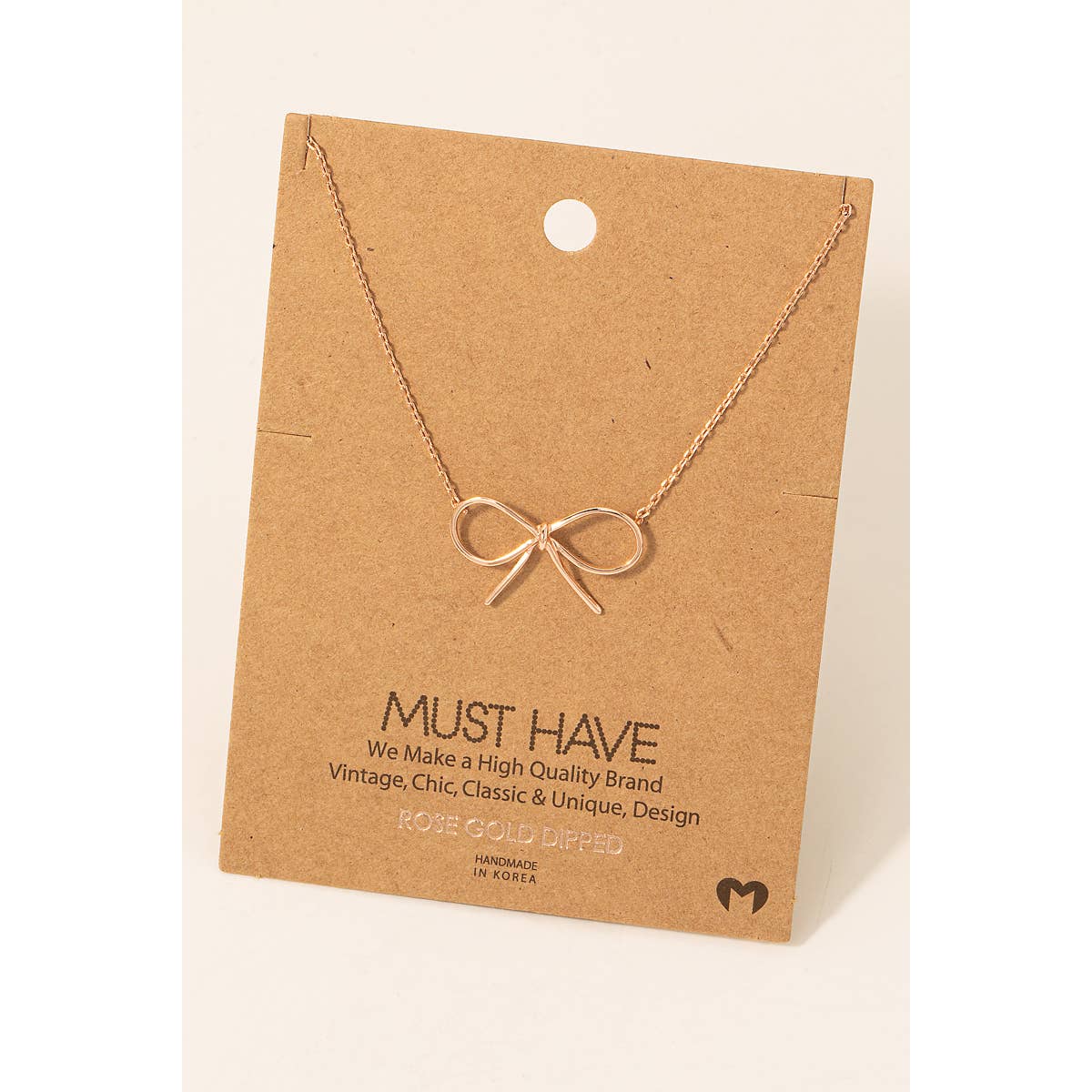 Gold Bow Neck