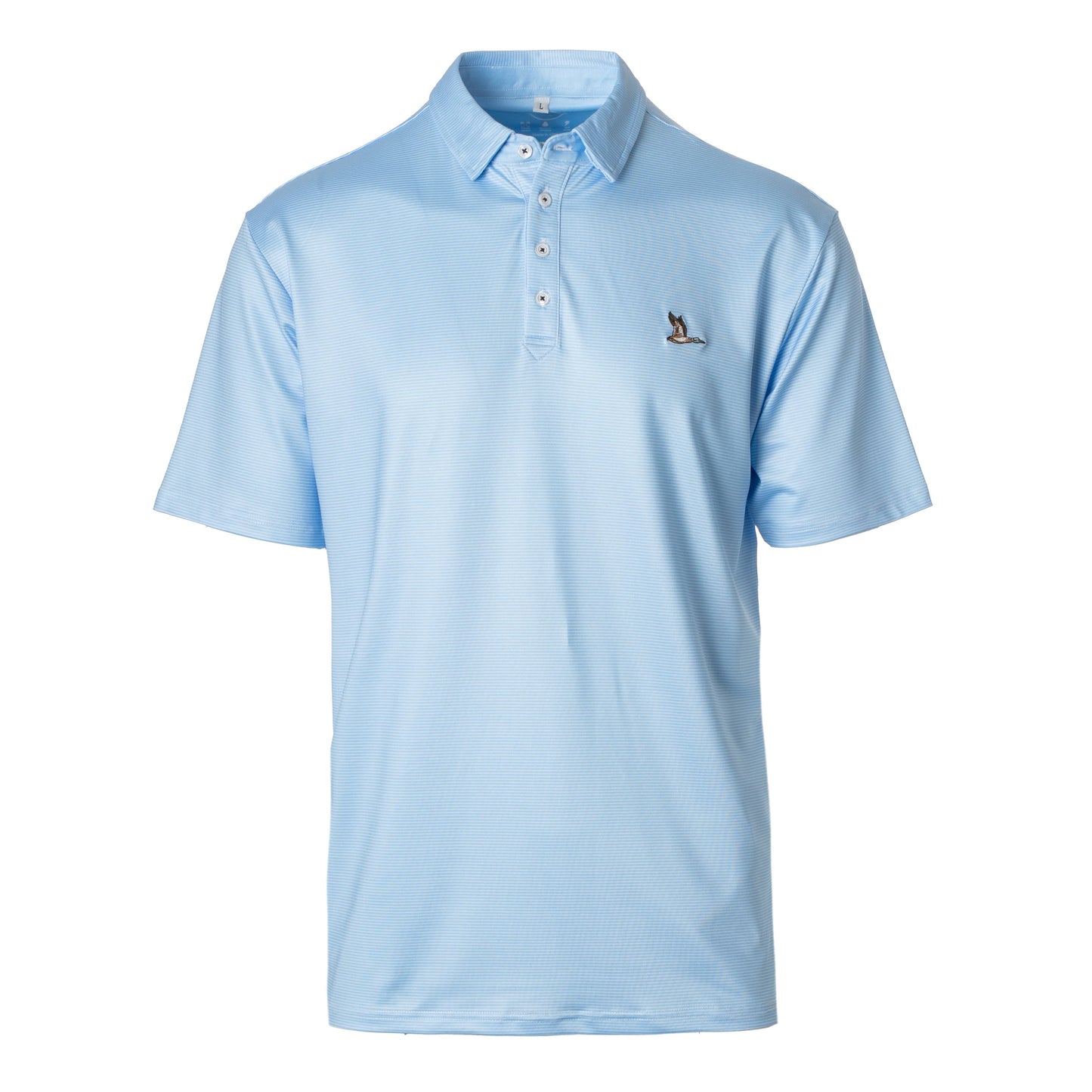 Roost Mallard Polo Aqua/White