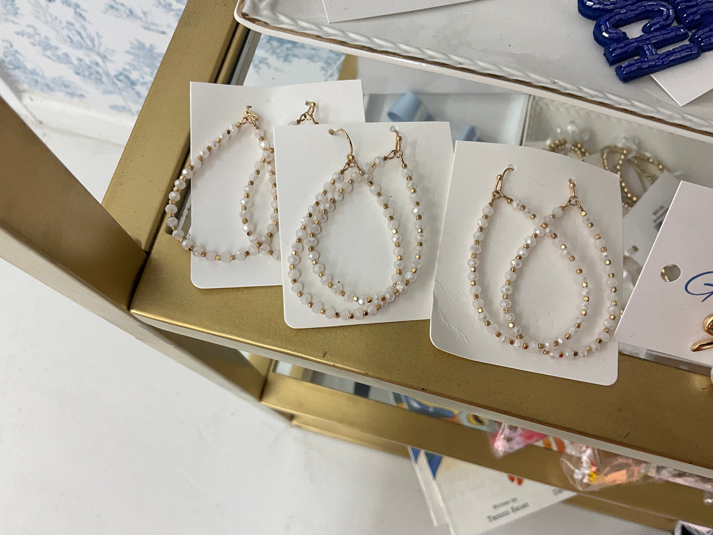 Pearl Hoop earrings
