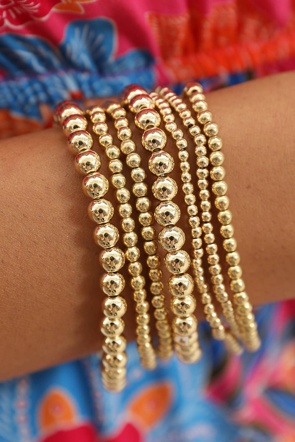 Bracelet Set: Gold 3pc.