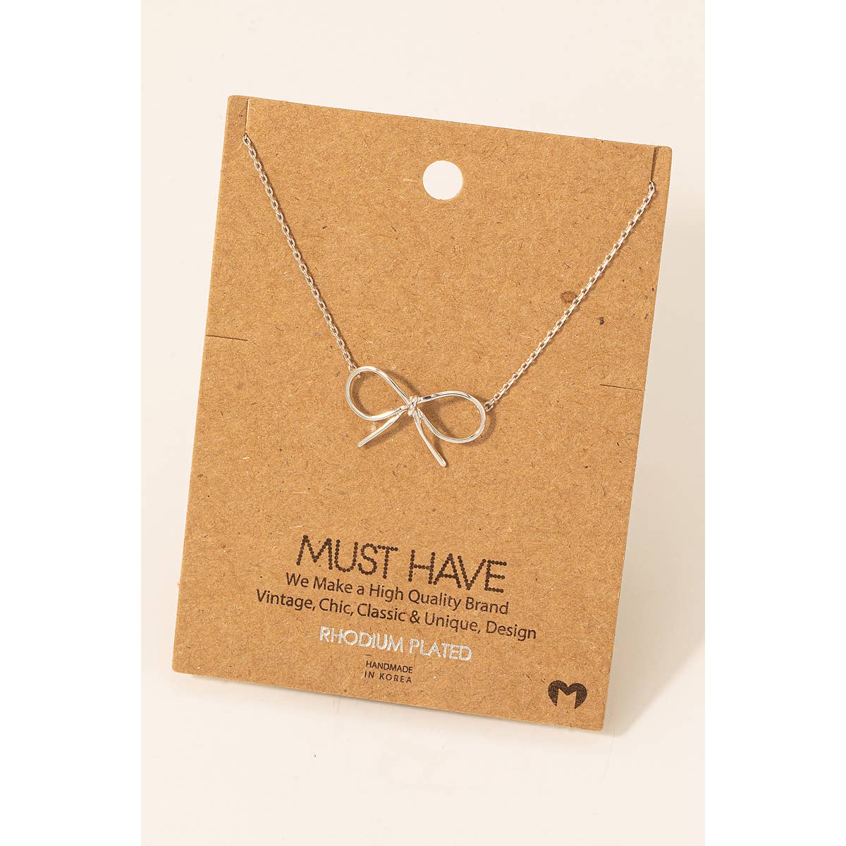 Gold Bow Neck
