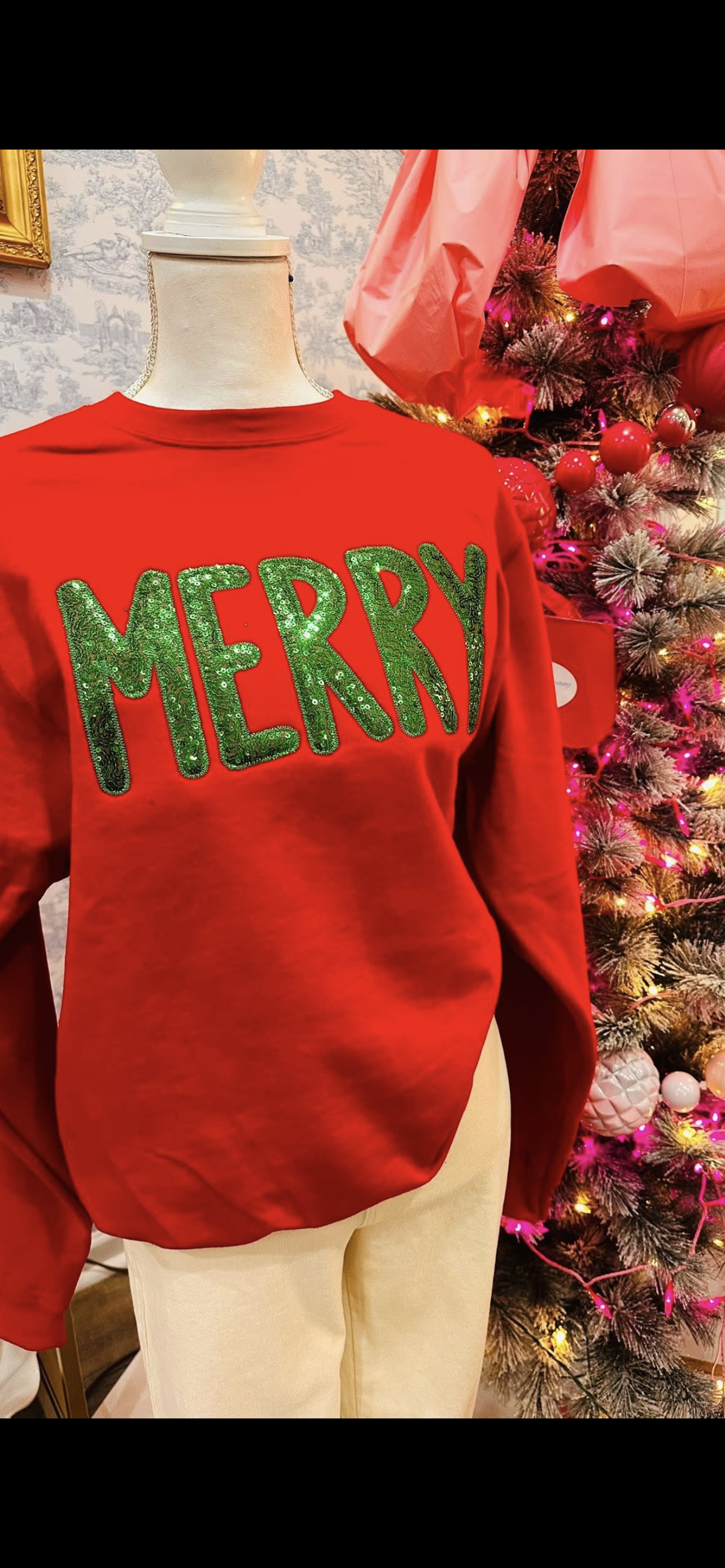Christmas theme sweatshirt