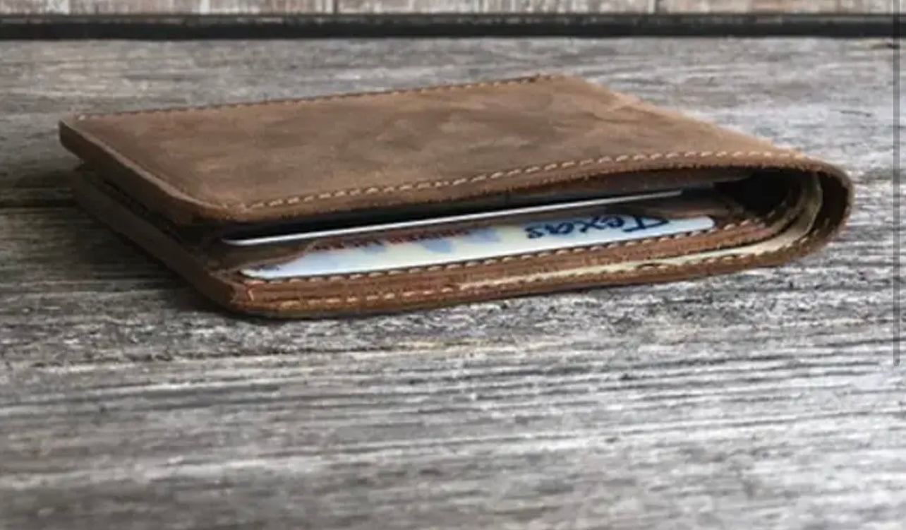 Men's leather Bifold Wallet