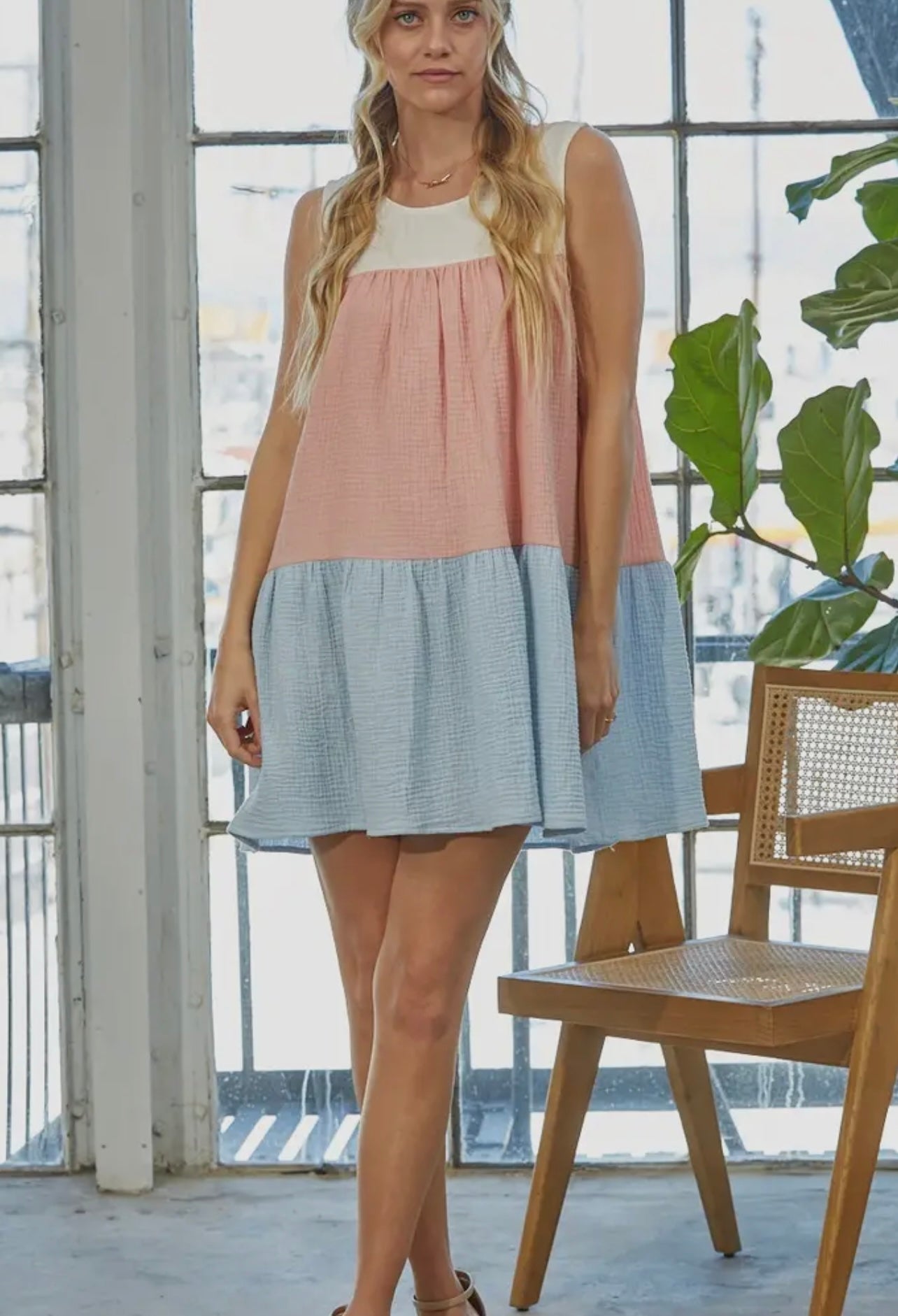 Color block dress