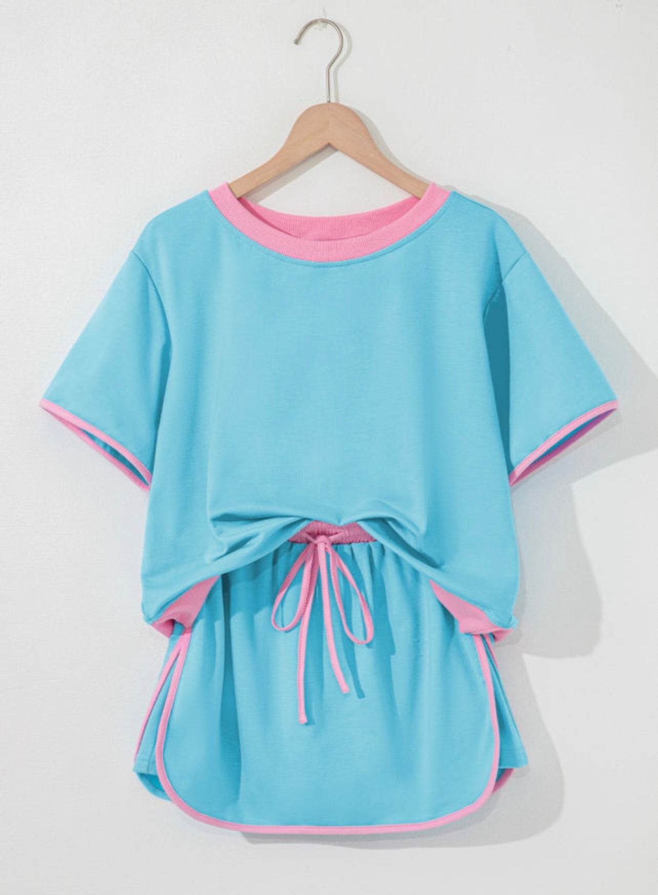 2 piece terry short set