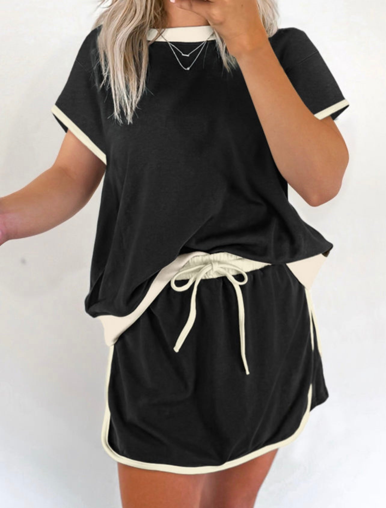 2 piece terry short set