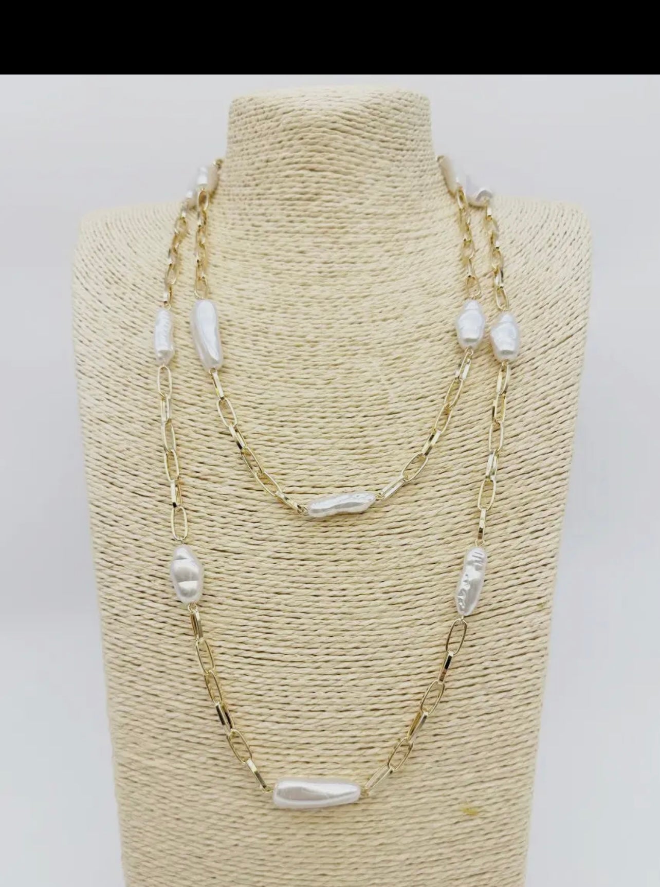 18" layer pearl chain