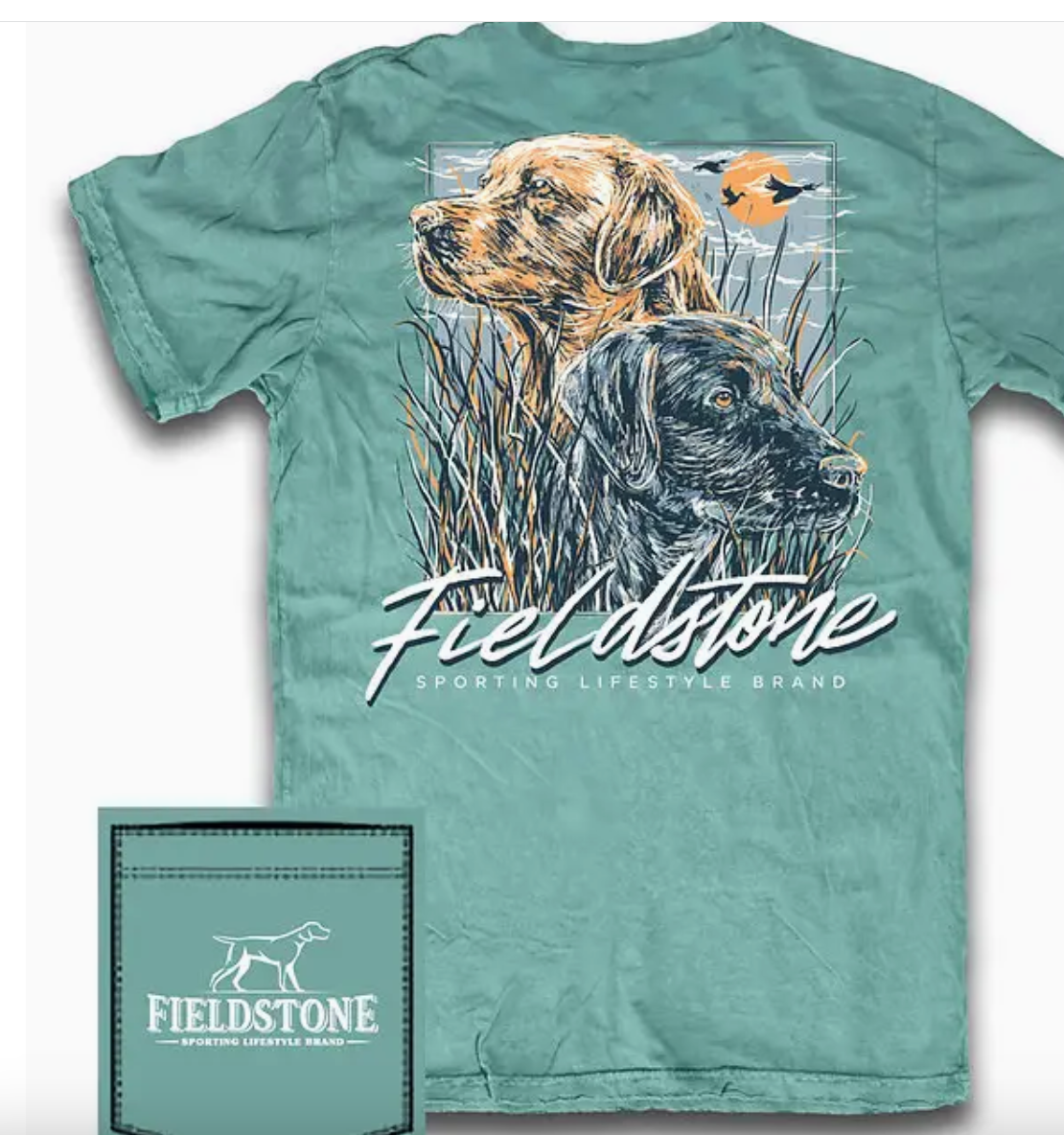 Double lab seafoam T-shirt