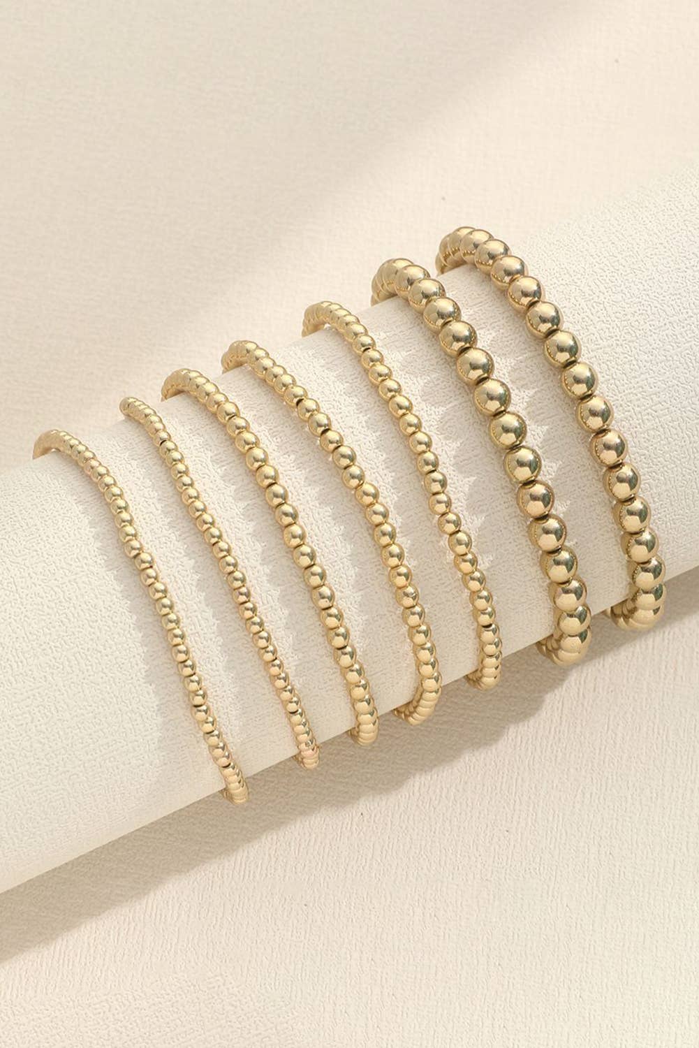Bracelet Set: Gold 3pc.