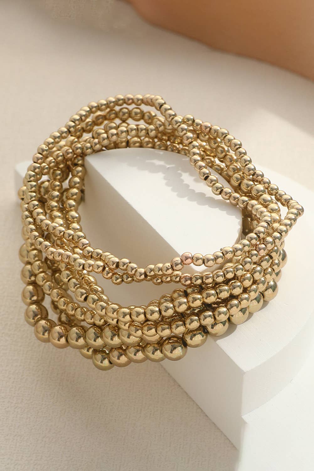 Bracelet Set: Gold 3pc.