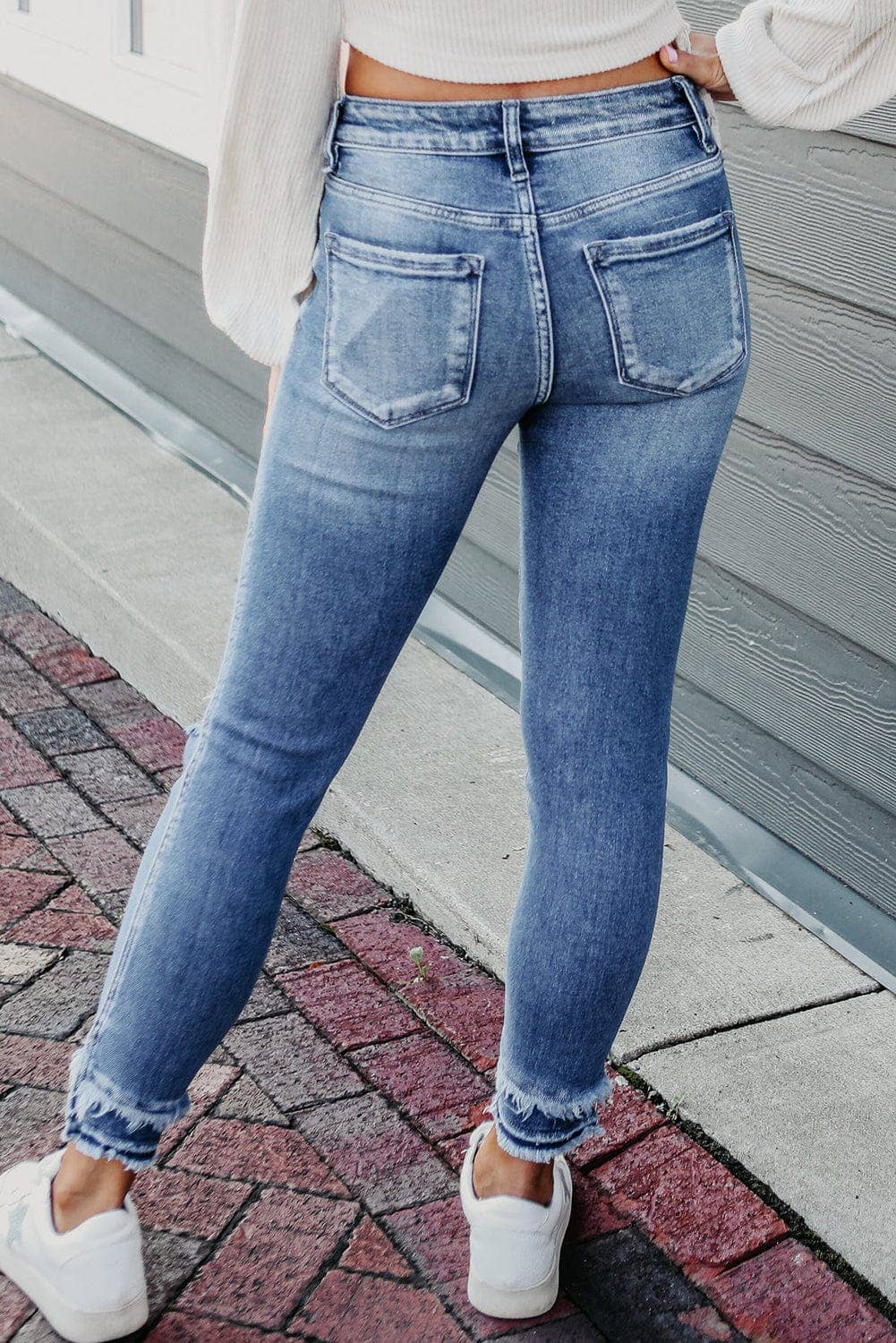 Kezia Skinny Jeans: Light Blue / 10