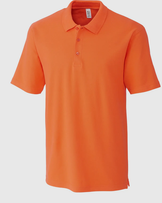 Solid orange men’s top
