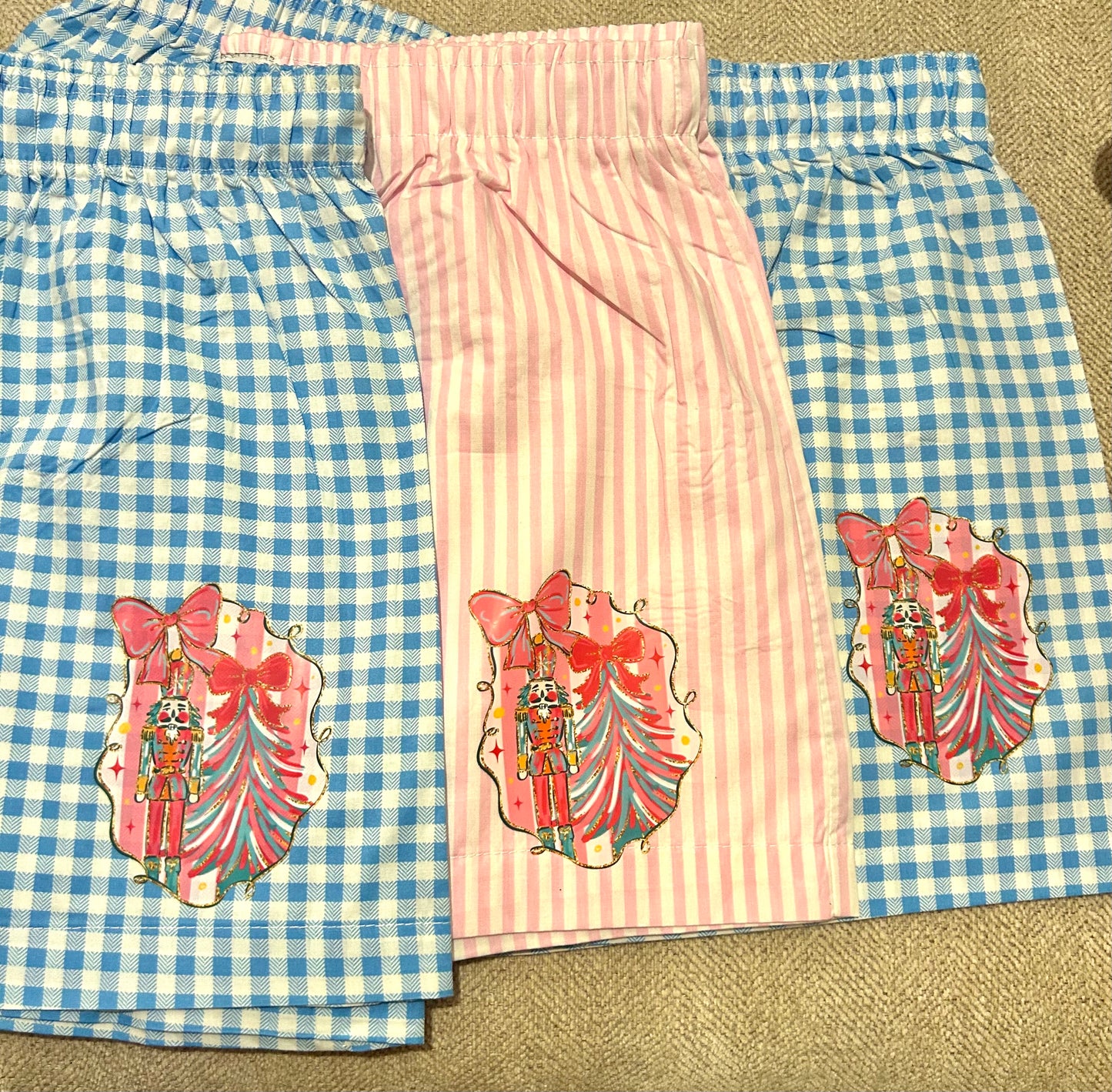 Christmas lounge shorts