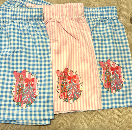 Christmas lounge shorts