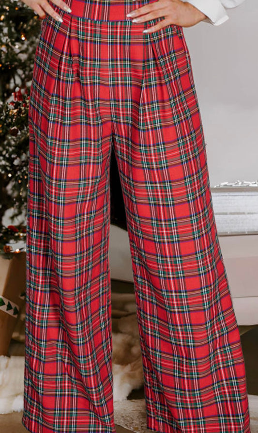 Plaid lounge pants