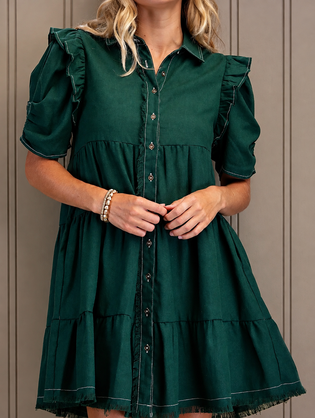 Puff Sleeve Dress