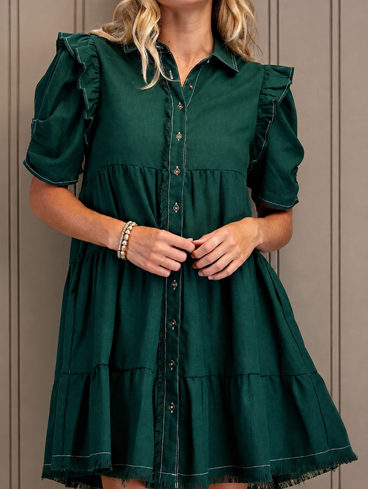 Puff Sleeve Dress
