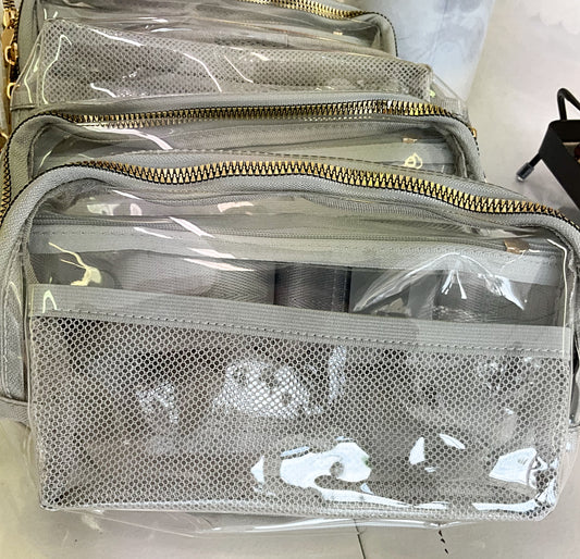 Clear stadium cross body  bag