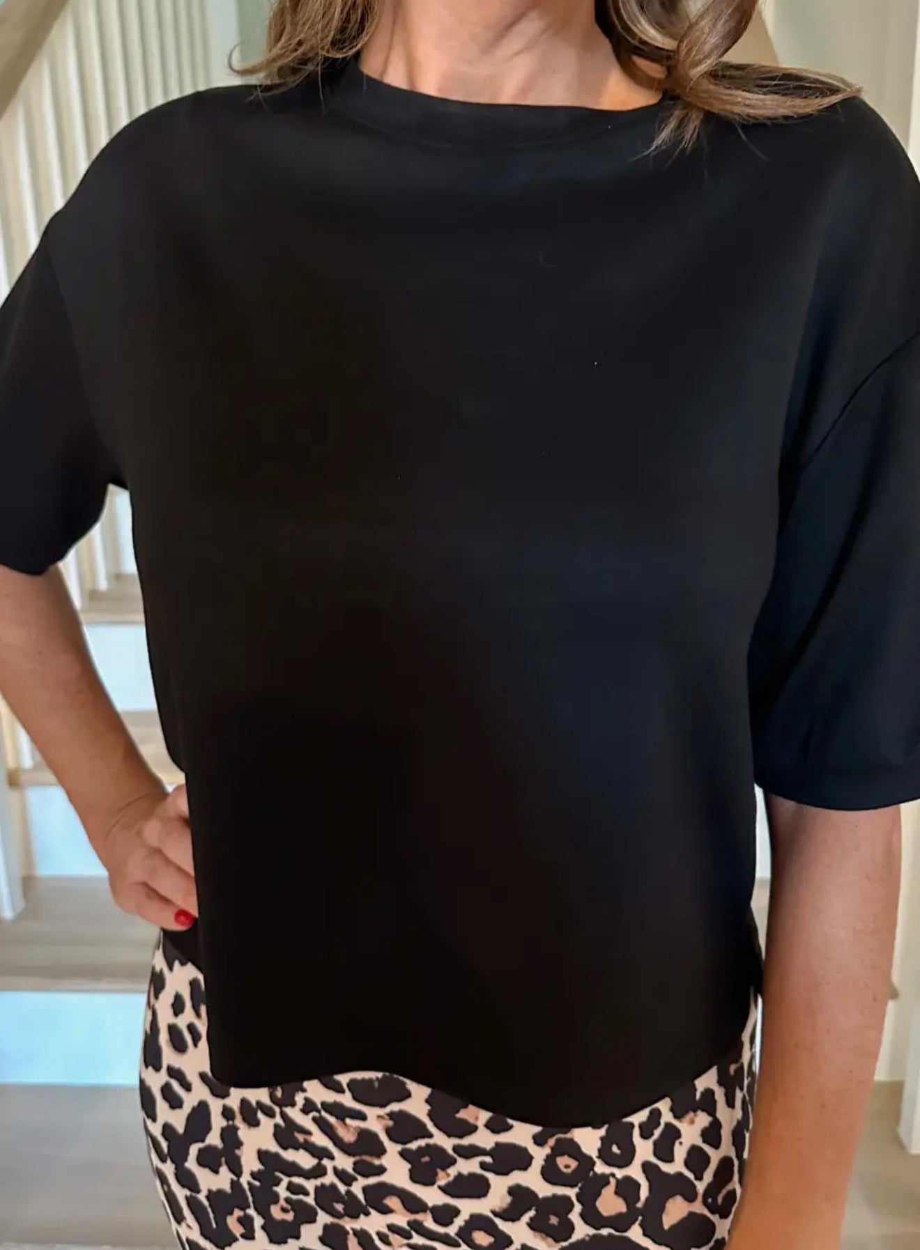 Jess Lea - black knit top