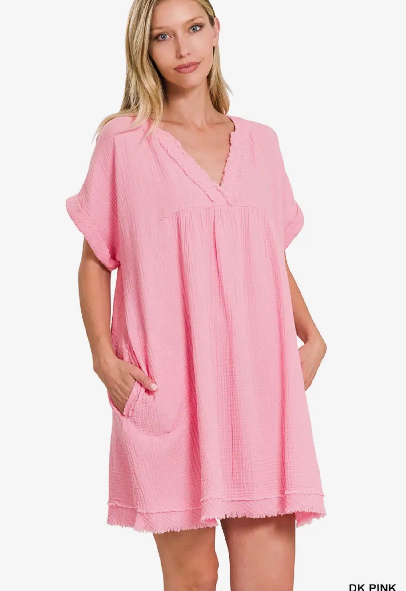 Summer gauze dress