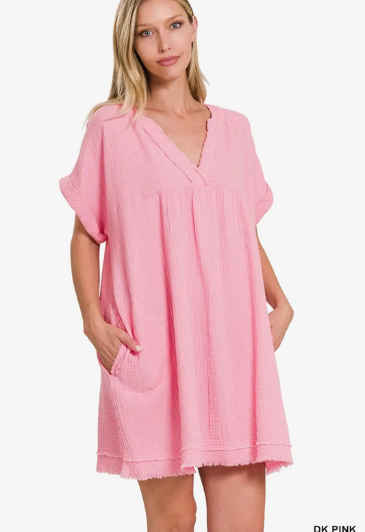 Summer gauze dress