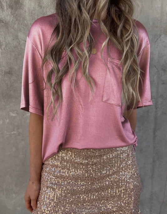 Silky pocket top