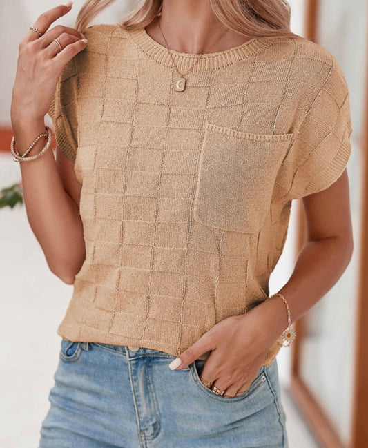 Textured sweater