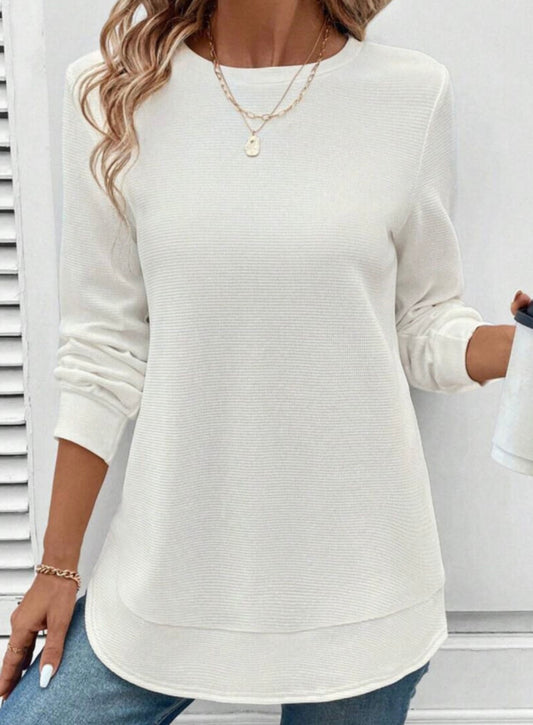 Waffle round bottom long top