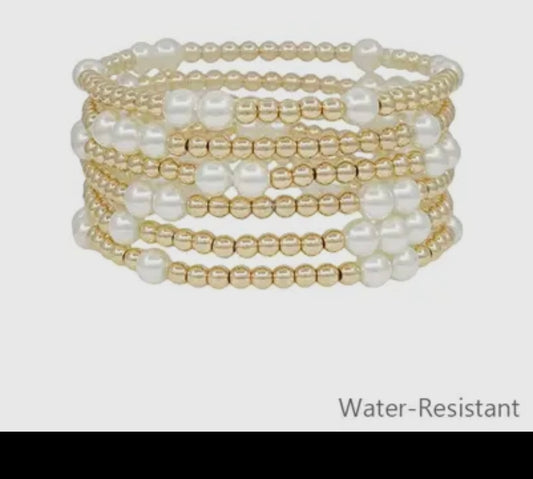 Gld pearl l brace set of 2