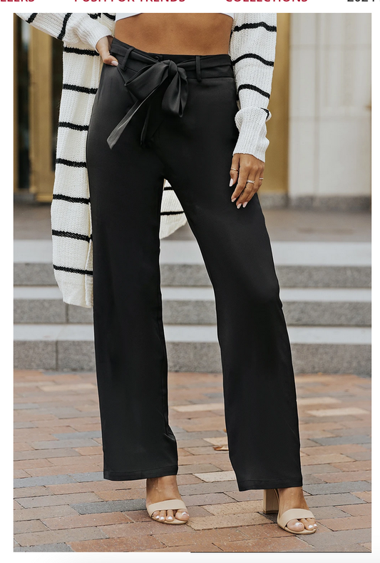 high waist wide leg pant